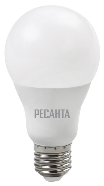 Лампа светодиодная РЕСАНТА LL-R-A65-15W-230-4K-E27 в Симферополе 